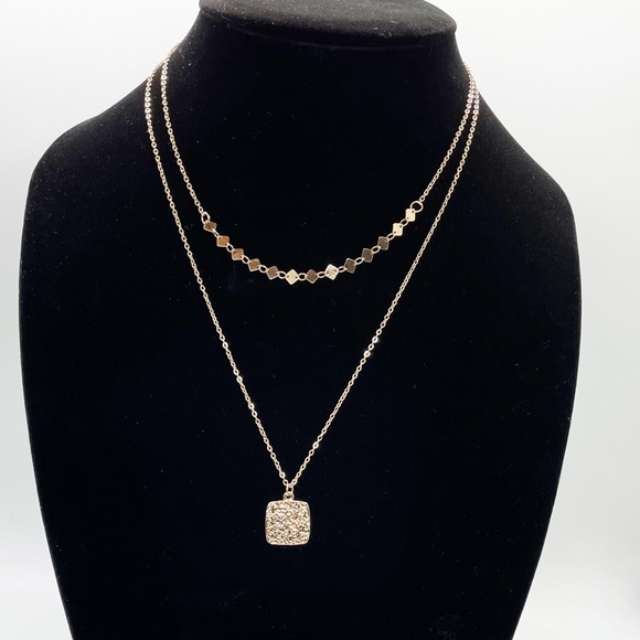 New boho lounge gold chain layer choker necklace - Picture 1 of 7